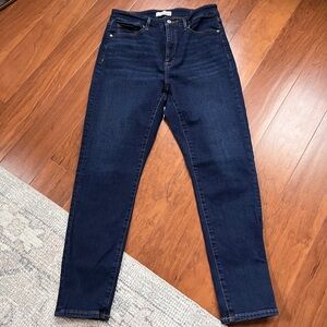 NWOT LOFT Dark Denim Jeans, Size 8 Curvy Skinny